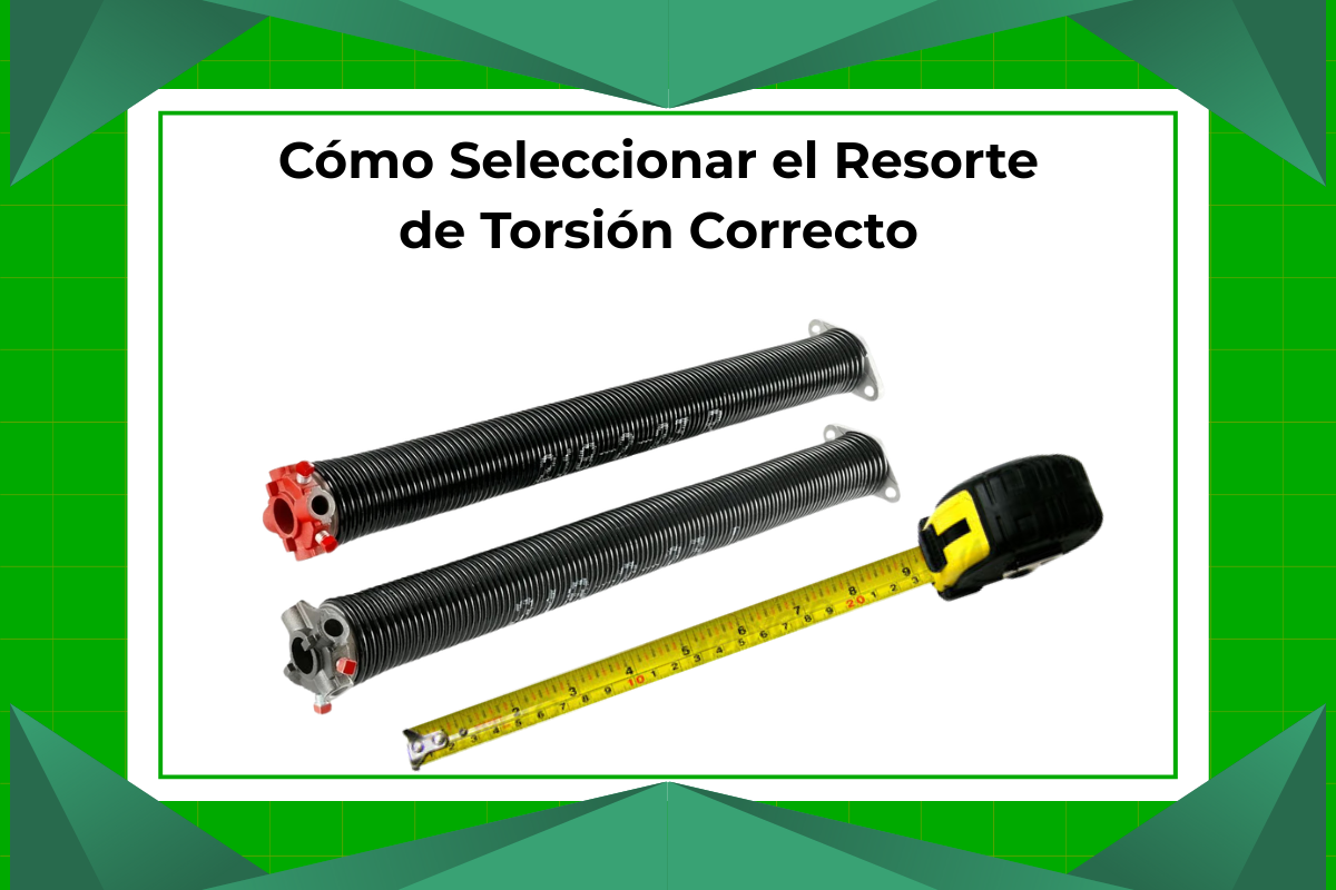Cómo Seleccionar el Resorte de Torsión Correcto
