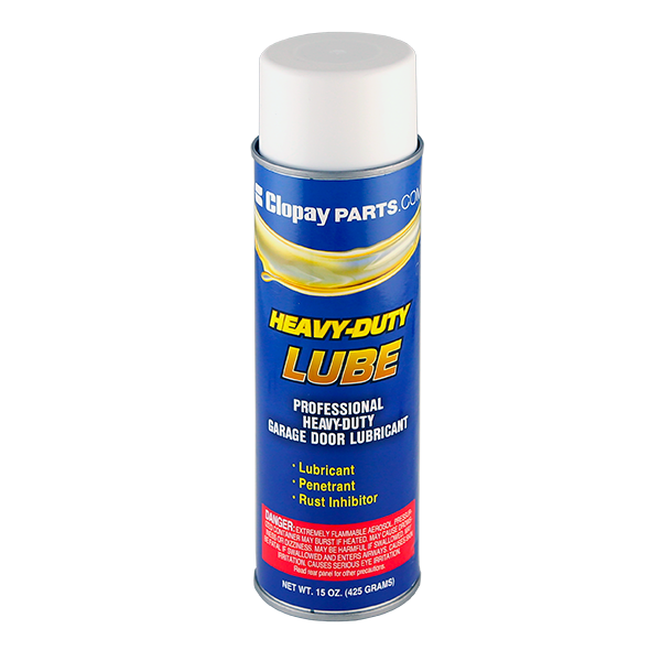 20 oz. Heavy Duty Garage Door & Spring Lubricant Quiet, Smooth Operation 20 oz. Heavy Duty Garage Door & Spring Lubricant Quiet, Smooth Operation