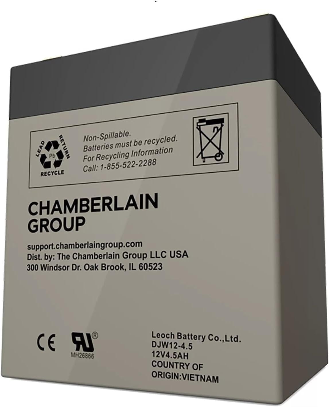 OEM Chamberlain/LiftMaster 485LM Garage Door Opener Replacement Battery