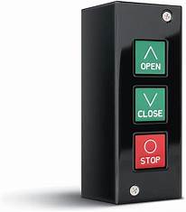 LiftMaster 02-103L 3-Button Indoor Control Station – Open / Close / Stop with Indicator Light