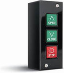 LiftMaster 02-103L 3-Button Indoor Control Station – Open / Close / Stop with Indicator Light