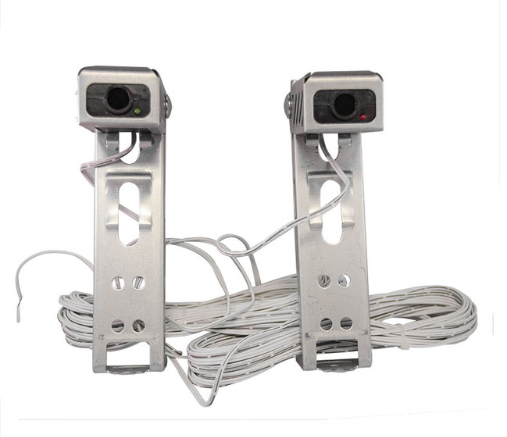 Guardian GUAT-201 Garage Door Safety Sensors (Photo Eye Set) – 60 Ft Range – Prewired Kit