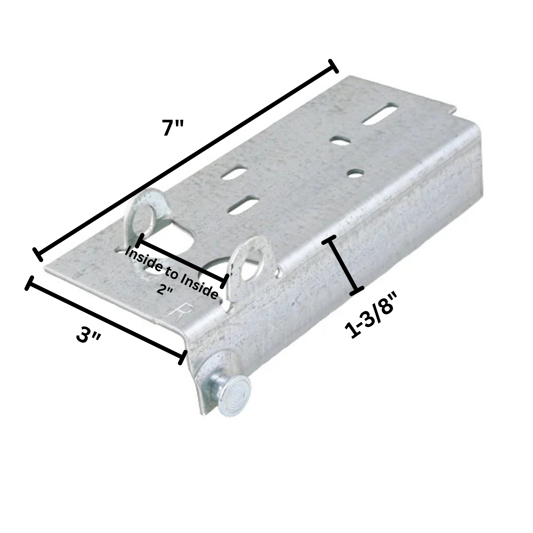 Garage Door Bottom Bracket RBB-75 Right Hand