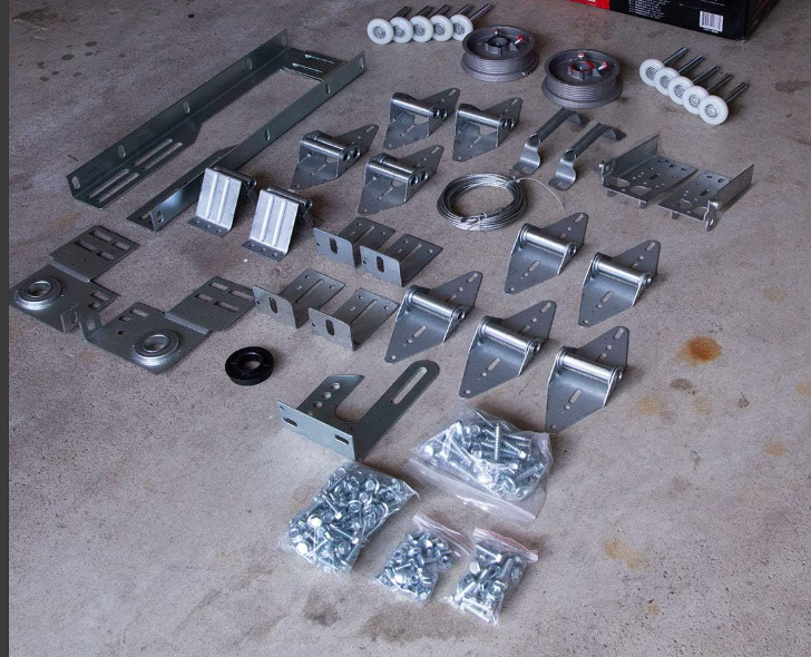 Garage Door Hardware Installation Kit (for 8' x 7' Doors)