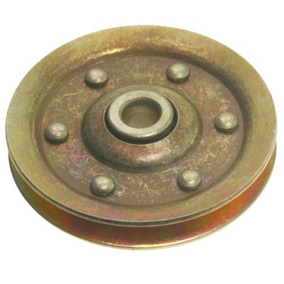 3" Heavy Wall Garage Door Pulley – Gold Finish, 3/8" Bore, 200 lb Rated