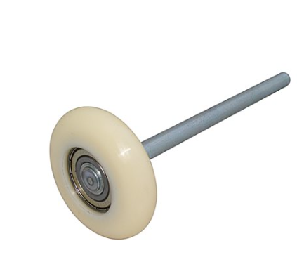 3 inch diameter nylon roller with long stem and 6203ZZ bearing – quiet garage door roller