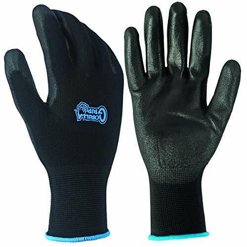 Gorilla Grip Slip-Resistant Work Gloves – 5 Pack Bag