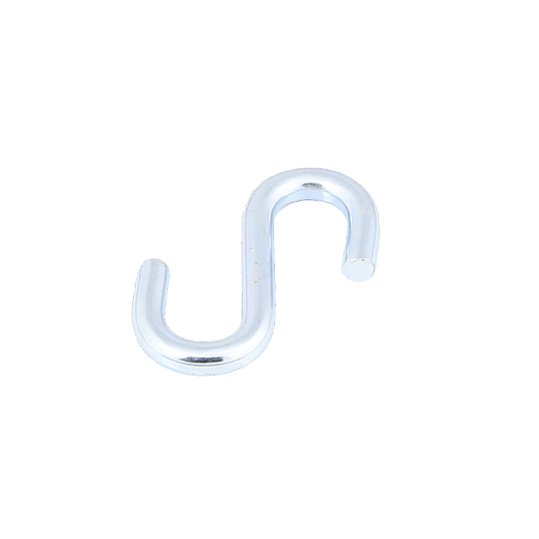 Extension Spring S-Hook 1/4" x 2-1/4" – Heavy-Duty Steel Connector for Garage Door Systems