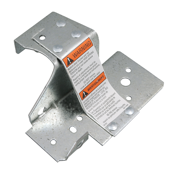 Garage Door Bottom Bracket BB-5R Low Headroom, Left Hand