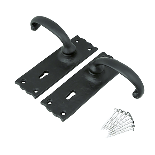 Decorative Garage Door Handles with Key Hole – 1 Pair