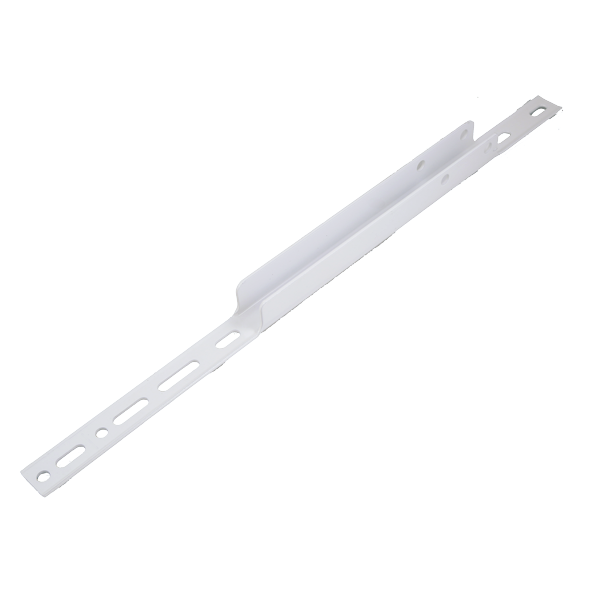 Operator Reinforcement Bracket 20" Vertical White Powder Coat (Narrow)