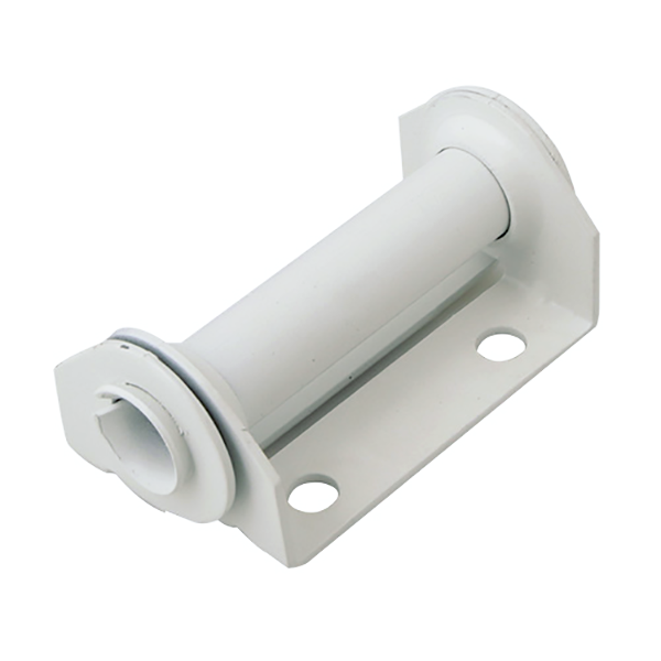 Garage Door Hinge Full Vision 14 Gauge in White Powder Coat