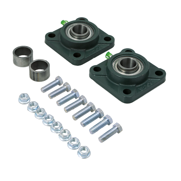 Garage Door 1" End Bearing Kit, Heavy Duty