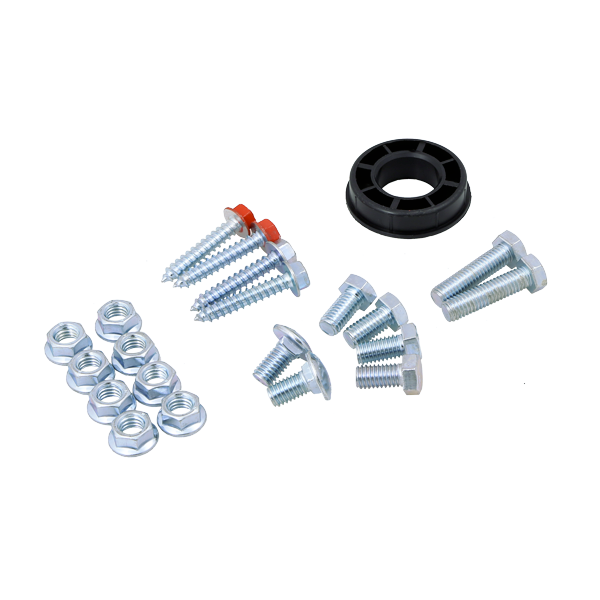Garage Door Hardware Fastener Kit – Lag Screws, Flange Nuts, Hex & Carriage Bolts, Nylon Bearing