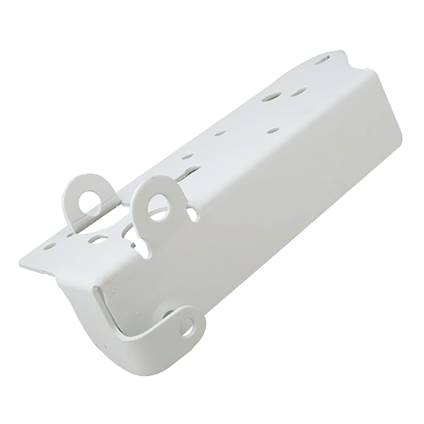 Ideal Door® Bottom Bracket CBB-95 2" Track Commercial Bottom Bracket - White