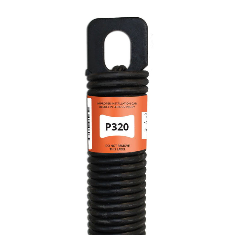 Plug-End - P-Style Extension Spring For One-Piece Garage Doors