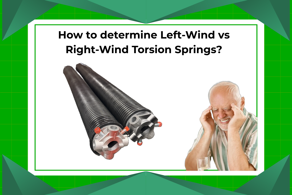 How to Tell Left-Wind vs Right-Wind Garage Door Torsion Springs