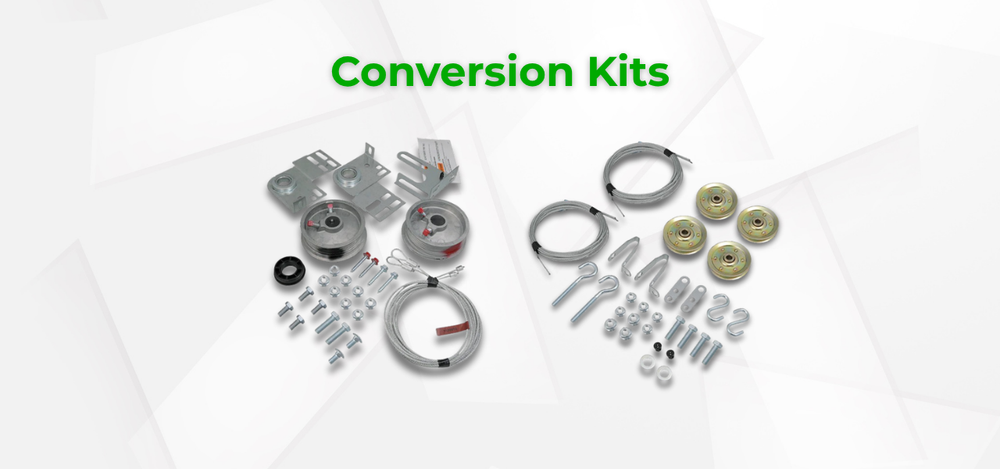 Garage Door Conversion Kits | Torsion & Extension Spring Upgrade Kits