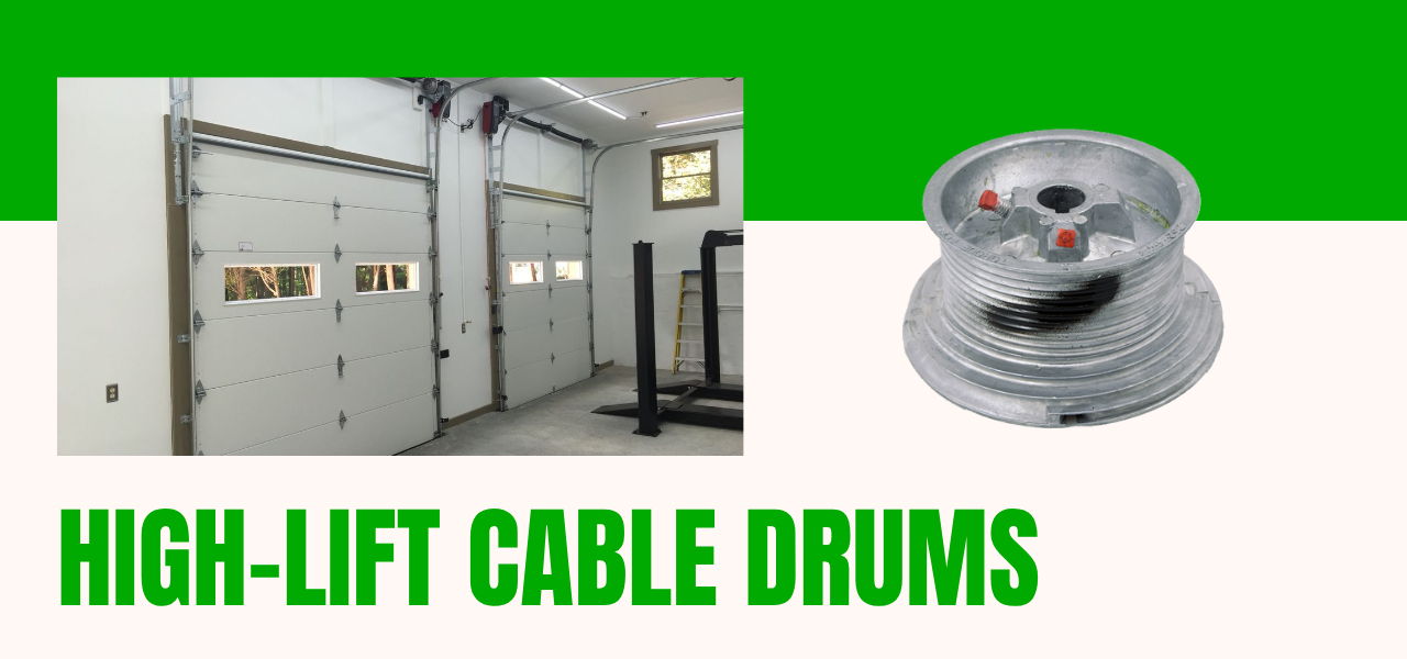Garage Door Cable Drums - High Lift
