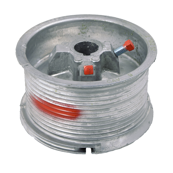 D525-216 Garage Door Cable Drums – Standard Lift, Up to 18' High Doors, 1" Shaft (Pair)
