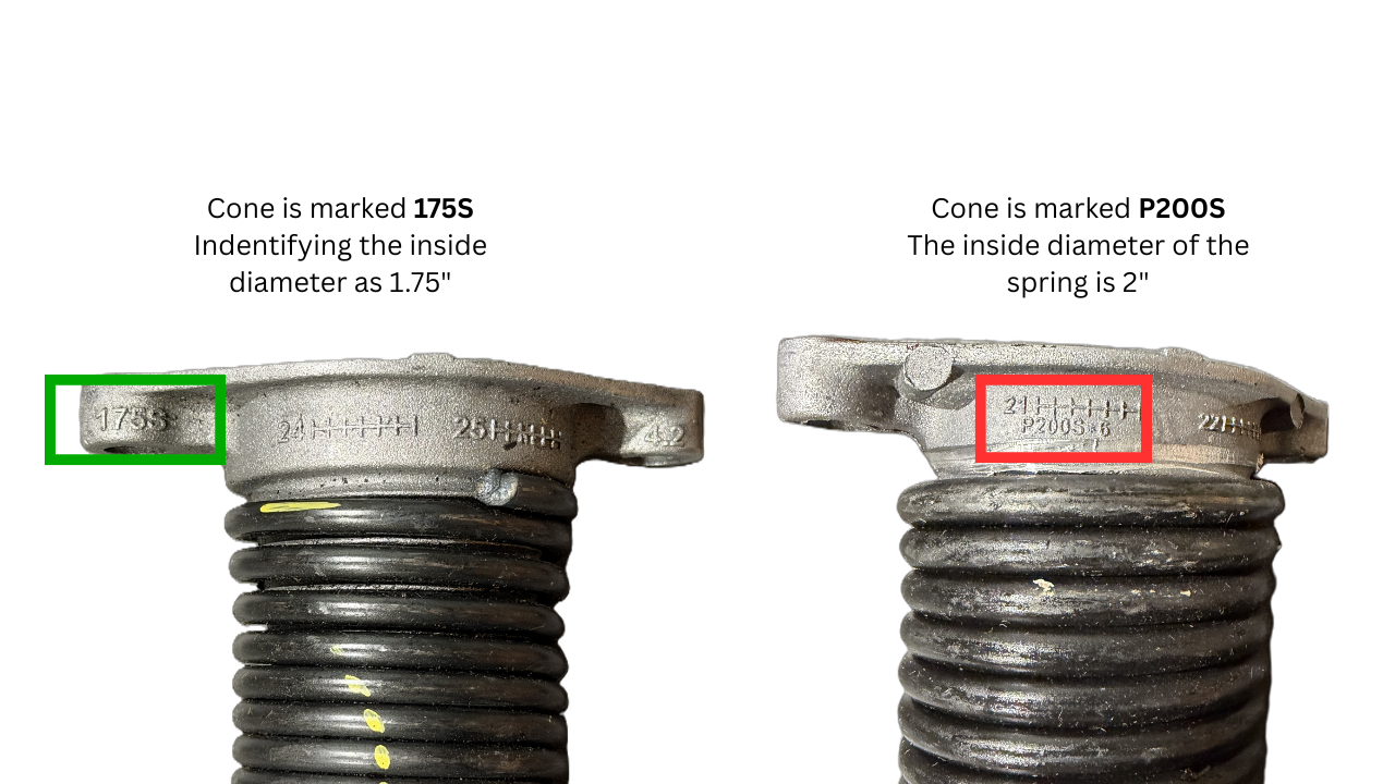 Garage Door Torsion Spring - Pre-Assembled, 2" ID, Heavy Duty