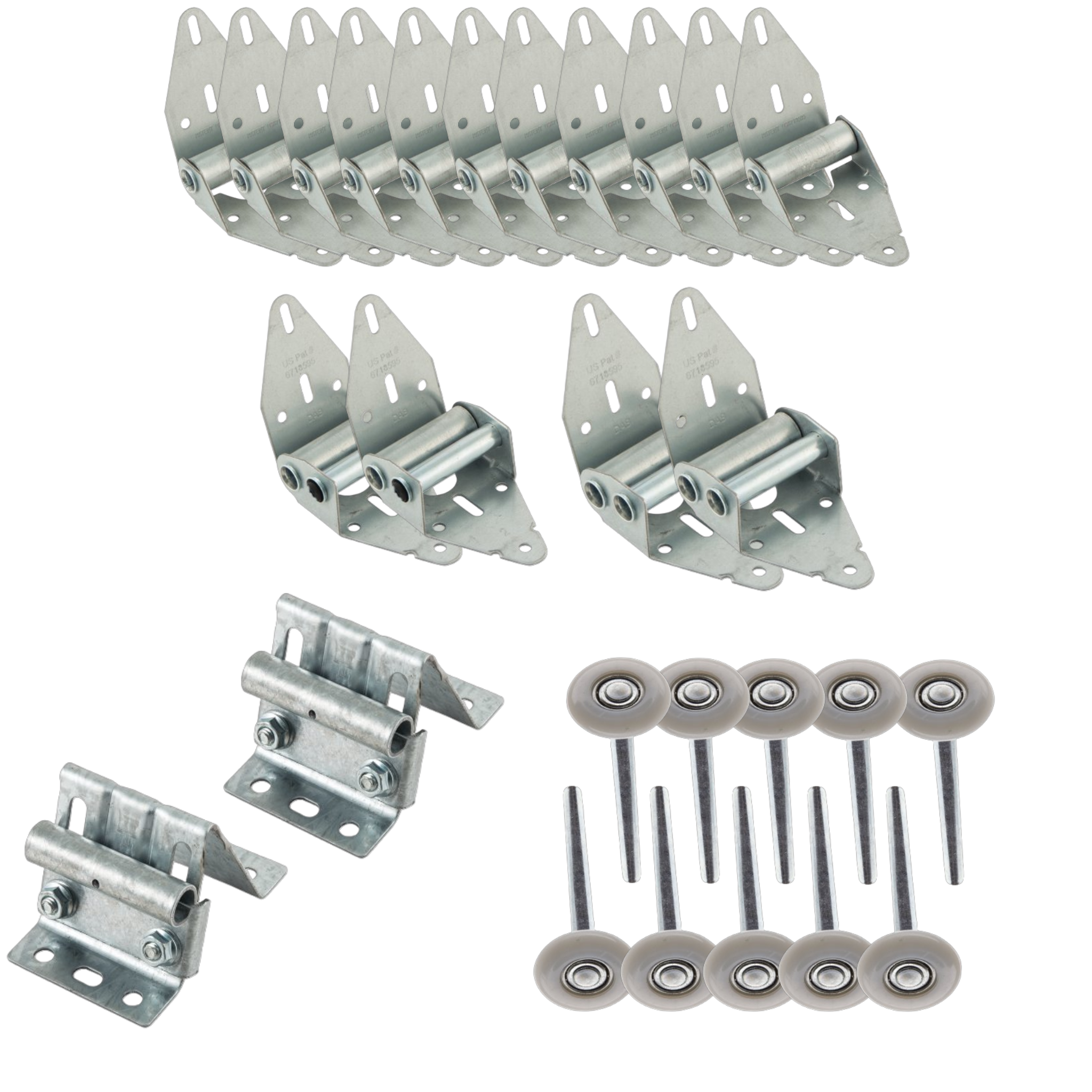 Quietflex Hinge Hardware Kit - Self-Lubricating, Ultra-Quiet Operation