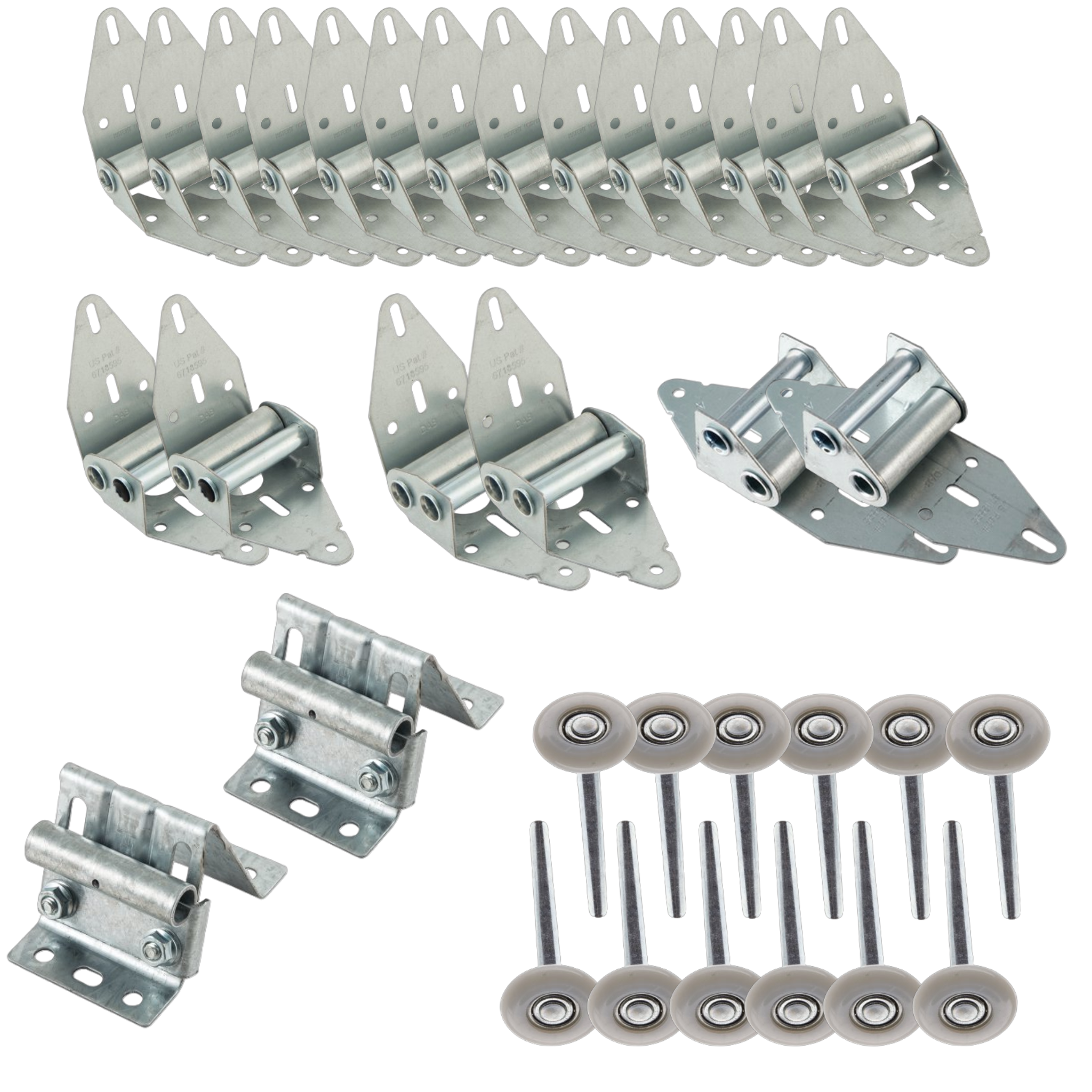 Quietflex Hinge Hardware Kit - Self-Lubricating, Ultra-Quiet Operation