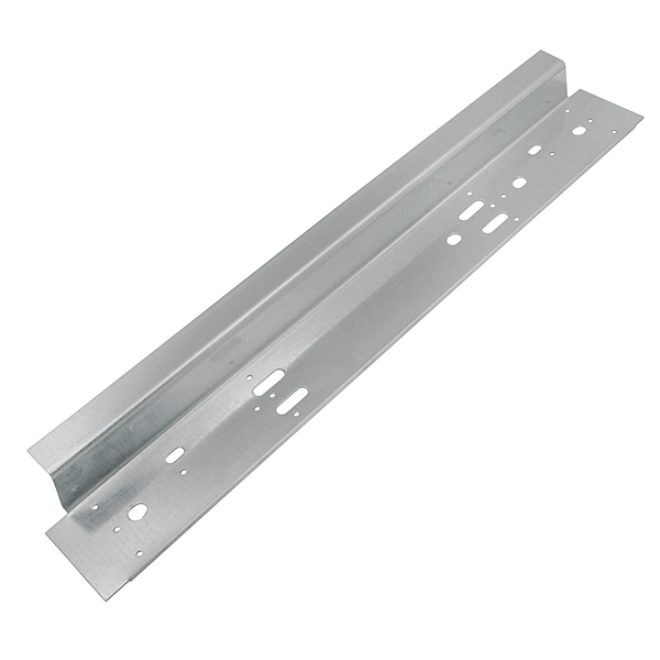Commercial Center Stile – 0.49" x 21" Galvanized Steel Reinforcement for Garage Doors
