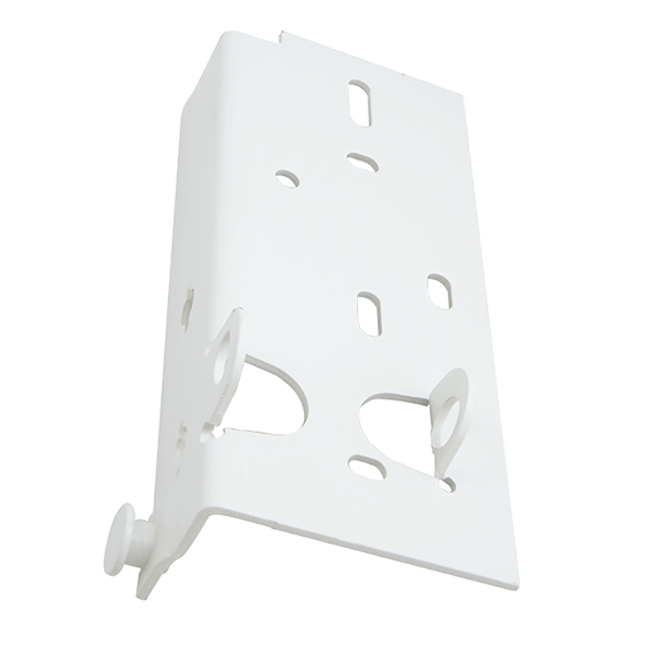 Ideal Door® Bottom Bracket SRBB-75 -White Heavy-Duty Safe-T-Bracket