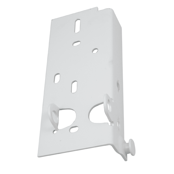 Ideal Door® Bottom Bracket SRBB-75 -White Heavy-Duty Safe-T-Bracket