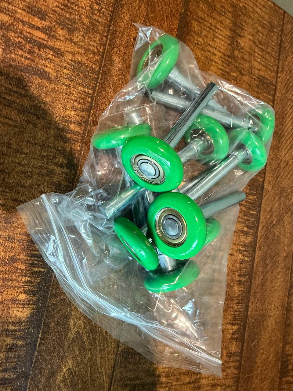 Nylon Roller 2" 6200zz Short GREEN-Bag 10