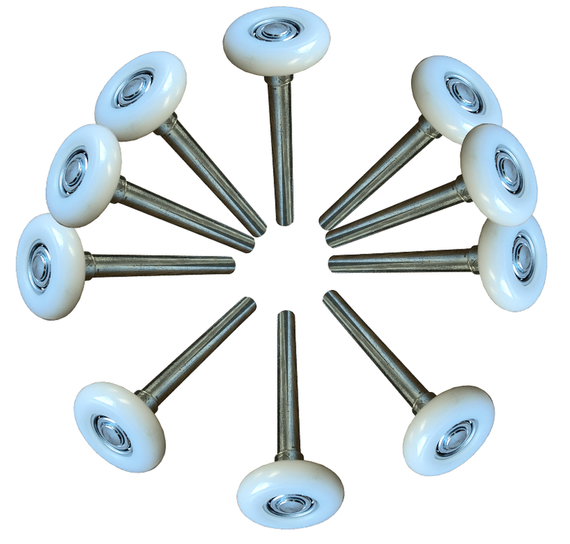Garage Door Wheels - Rollers Heavy Duty Nylon Ball Bearing