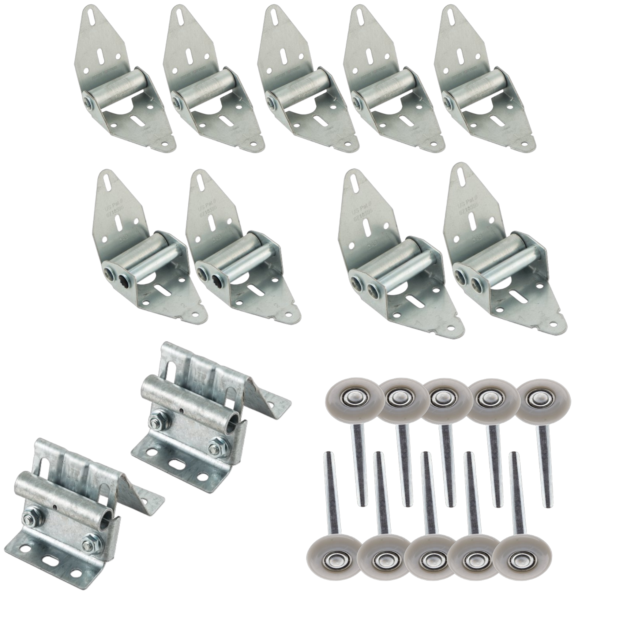 Quietflex Hinge Hardware Kit - Self-Lubricating, Ultra-Quiet Operation