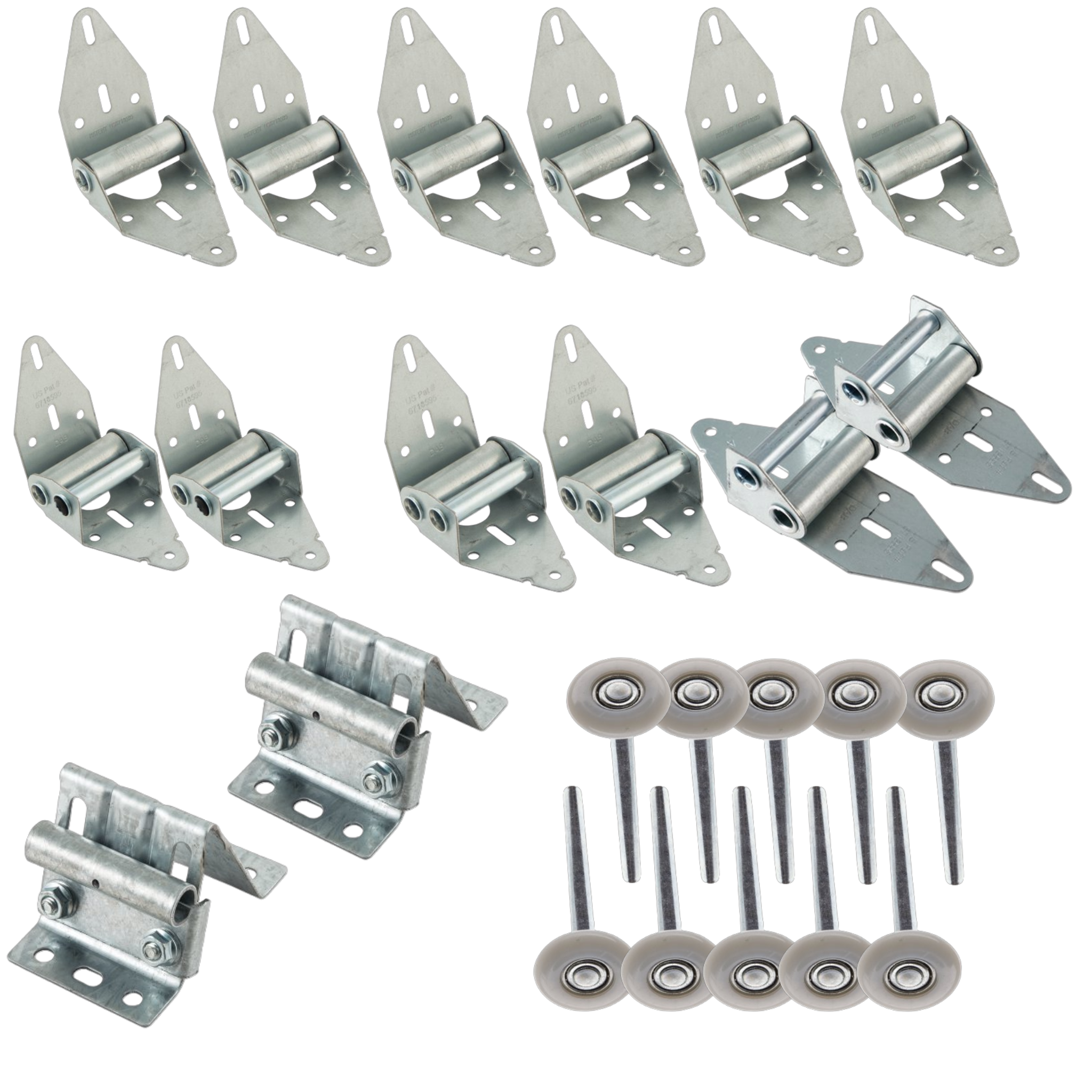 Quietflex Hinge Hardware Kit - Self-Lubricating, Ultra-Quiet Operation