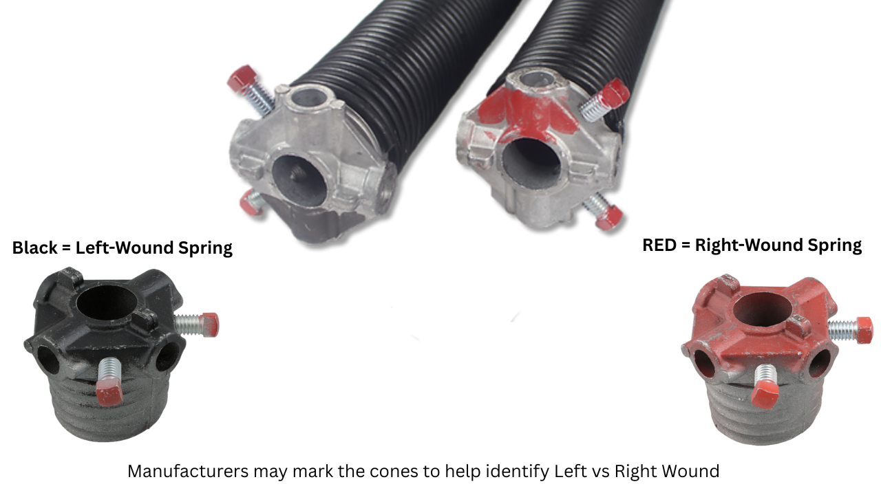 Garage Door Torsion Springs – Custom Sizes, Oil-Tempered Steel - 1.75" or 2" ID