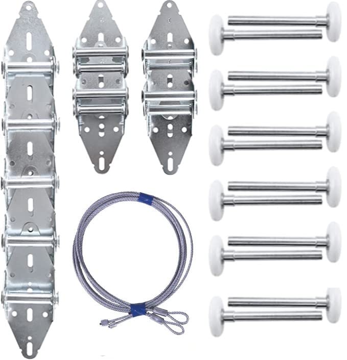 Quietflex Hinge and Cable Hardware Kit- Self-Lubricating, Ultra-Quiet Operation
