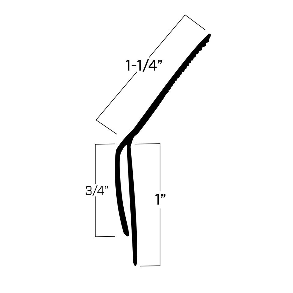 Reverse Angle Seal – Jamb Weather Seal for Garage Doors