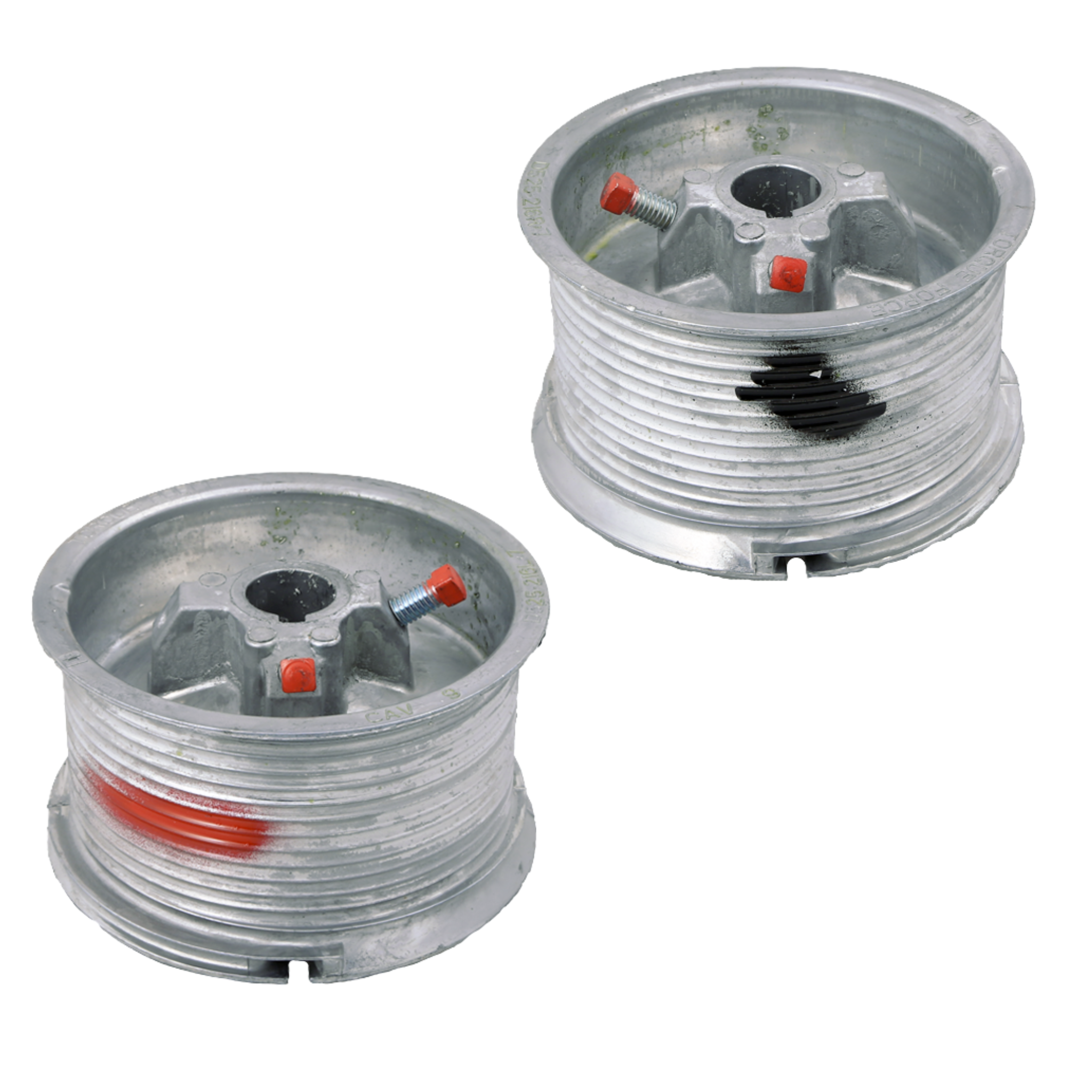 D525-216 Garage Door Cable Drums – Standard Lift, Up to 18' High Doors, 1" Shaft (Pair)