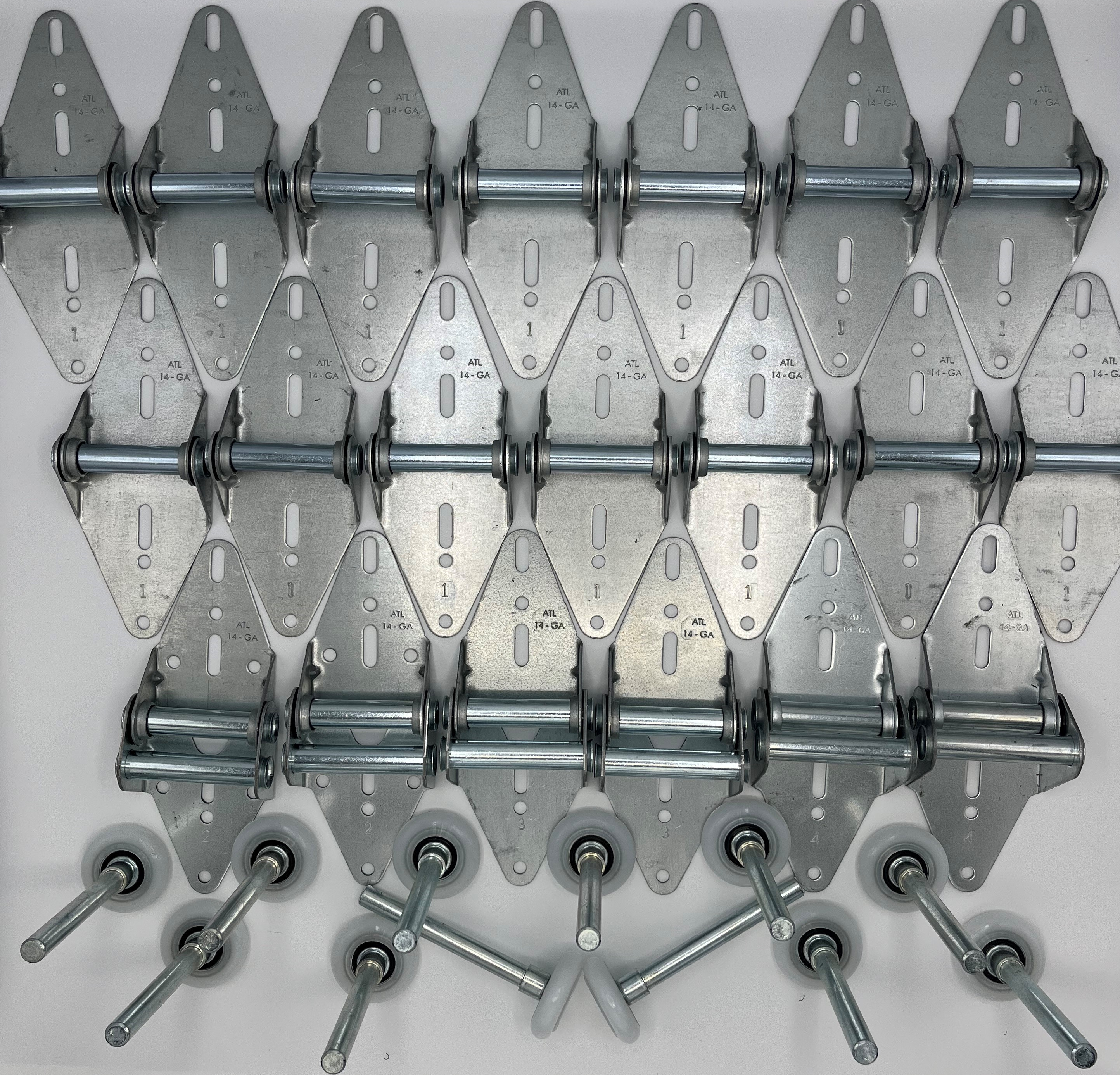 Quietflex Garage Door Hardware Kit (for Double Car 16' and 7-8' door)