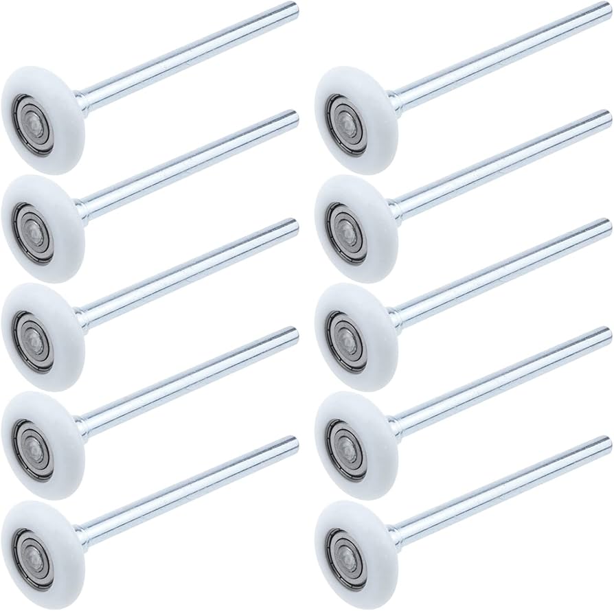 Nylon Roller 2" 6200zz Long WHITE-Bag 10