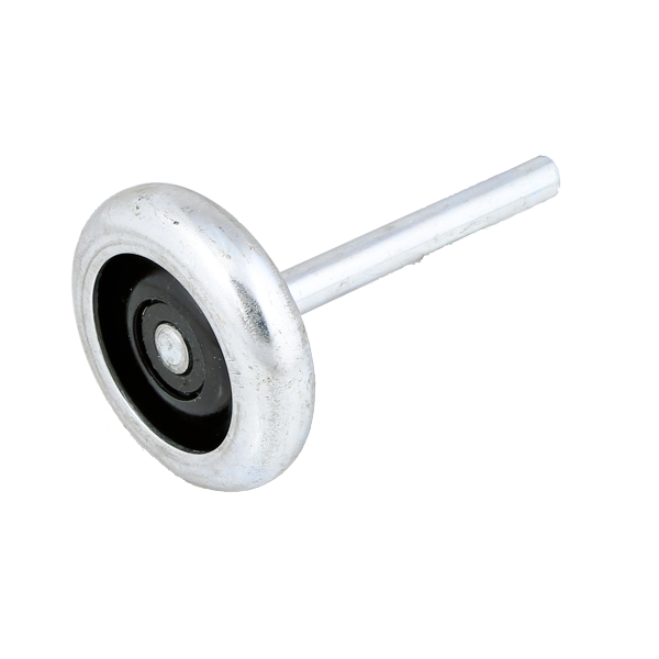 Garage Door Roller – 3” Steel Wheel, Short Stem, 10 Ball Bearings, (4" Stem)