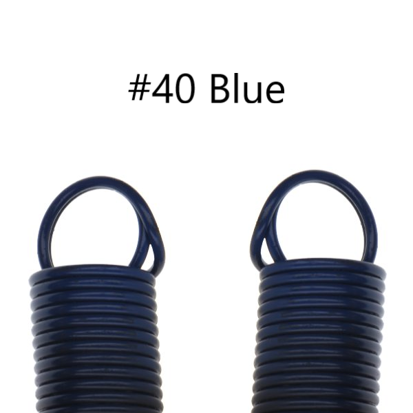 25" x 42" for 7' Garage Door Extension Springs – Double-Looped Ends, 40-380 lbs, Sold in Pairs