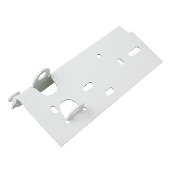 Garage Door Bottom Bracket RBB-75 White Powder Coated, Left Hand