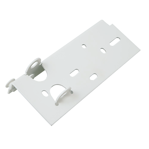 Garage Door Bottom Bracket SRBB-75 White Powder Coated, Left Hand