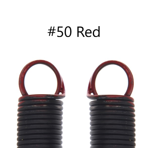 25" x 42" for 7' Garage Door Extension Springs – Double-Looped Ends, 40-380 lbs, Sold in Pairs