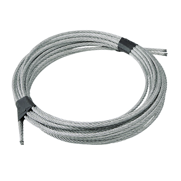 Pair of Cables Assemblies Safety Cables for 7' High Garage Door with 2 Extention Springs