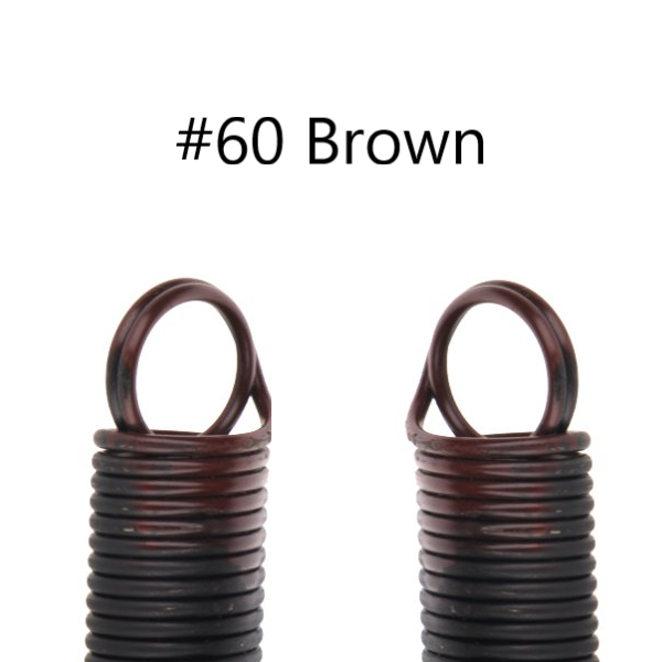 25" x 42" for 7' Garage Door Extension Springs – Double-Looped Ends, 40-380 lbs, Sold in Pairs
