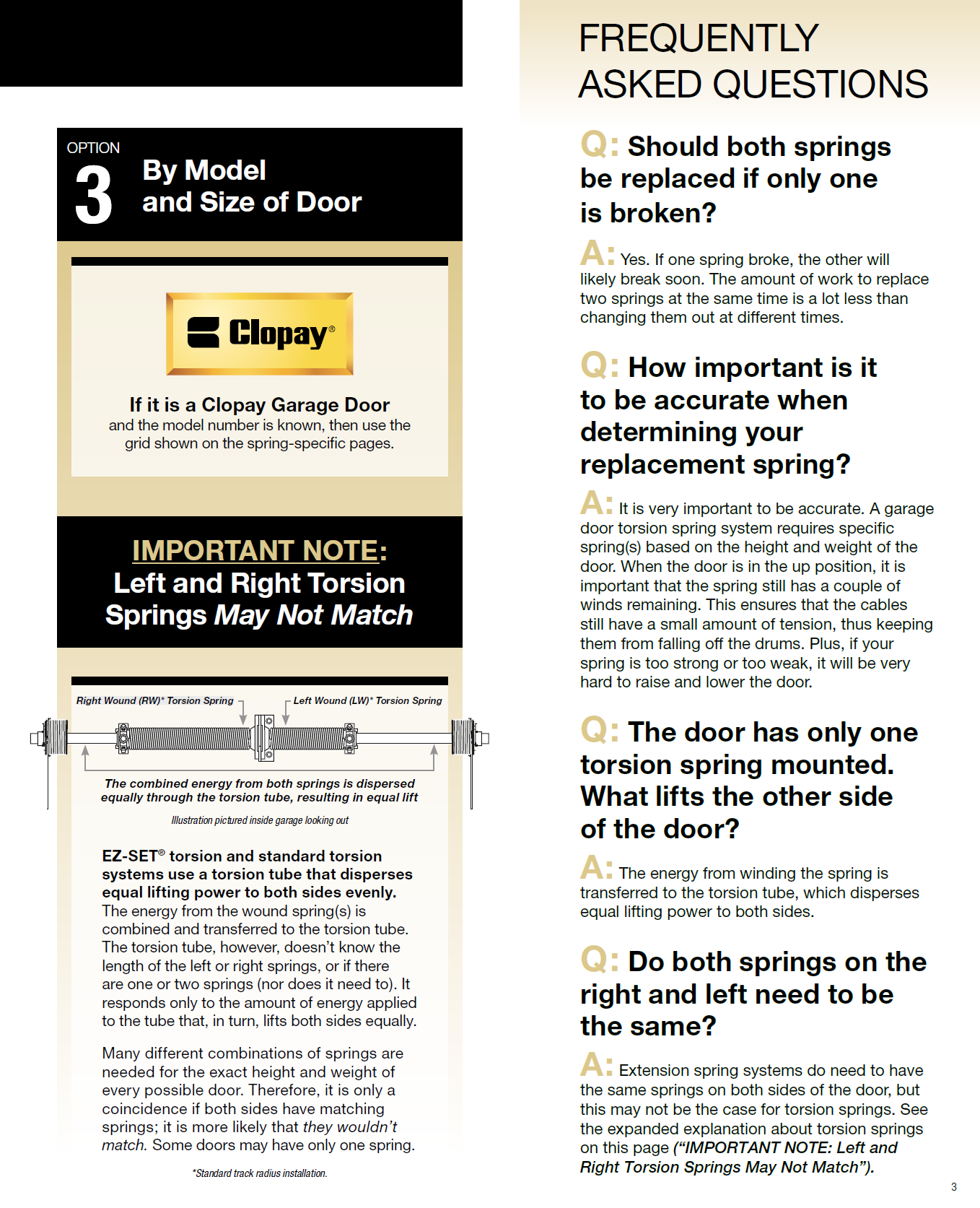 EZ-Set Spring Torsion Galvanized Yellow B LW .207 X 1.75 X 42 With Cones