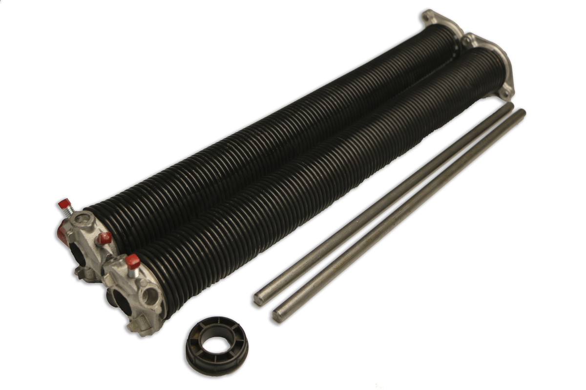 Garage Door Torsion Spring 225x2x25 Spring For Garage Door Repair For Right Side Of Garage Door Precision E-Coating 5-Year Warranty Minimum 30,000 Cycles (Black Cone